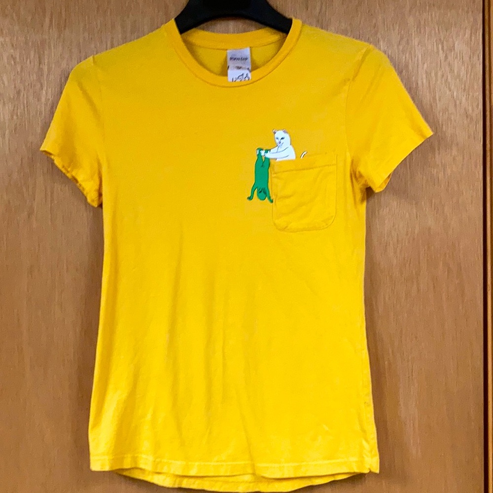 Yellow tee